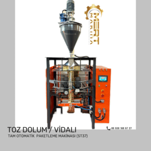 TAM OTOMATİK VİDALI TOZ ÜRÜNÜ PAKETLEME MAKİNASI