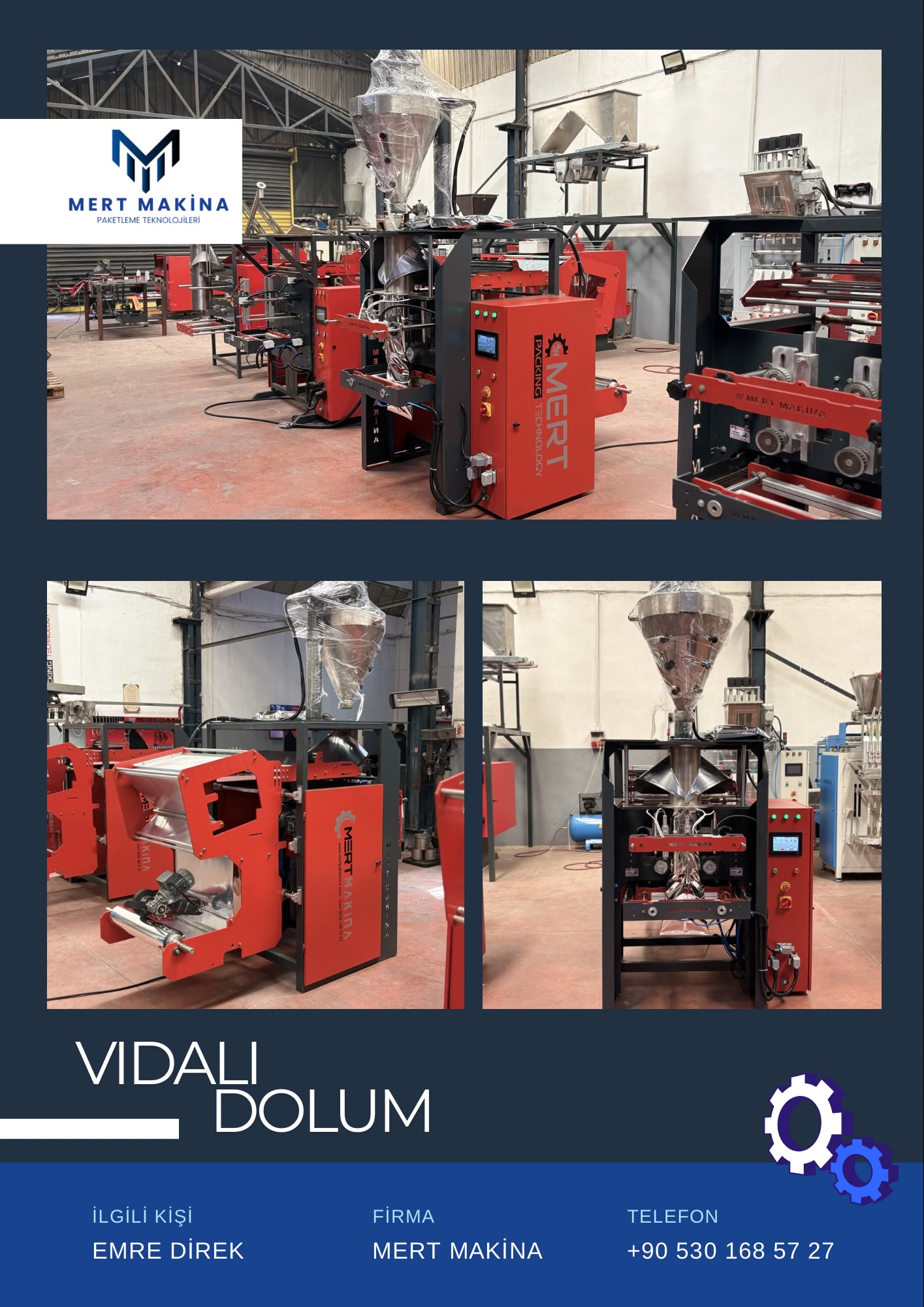 Vidalı Guadro Dolum+Paketleme Makinası - Görsel 2